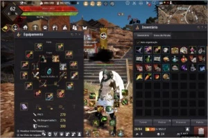Conta Black Desert SA, Arqueiro/Mago 62, 576 GS 276 PA,300DP