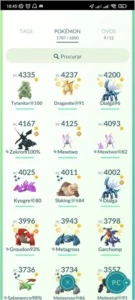 CONTA NÍVEL 46 - AZUL - Pokémon