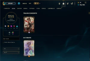 Prata 2 com TODOS os champs e 255 Skins + 5 Miticas - League of Legends LOL