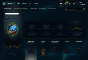 Conta unranked com 136 skins e 150 champs (faltam 5) - League of Legends LOL