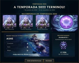 CONTA LOL 🌟 DIAMANTE 1 🌟 8 SKINS 🌟 31 CAMPEOES - League of Legends