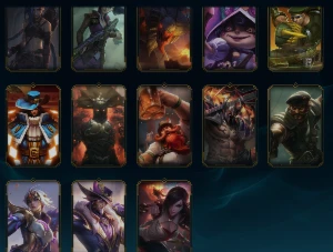 conta lol low elo/lv com skins - League of Legends