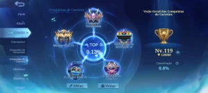 Conta Mobile Legends ex imortal