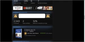 Conta steam level 168 com 214 jogos