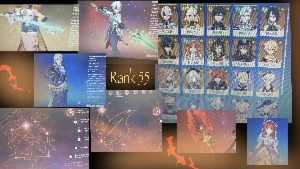 Rank 55 conta de genshin com vários t5 e hutao c1+bis - Genshin Impact