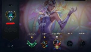 Conta LoL, Full Acesso, Esmeralda III, 36 Campeões, 7 Skins