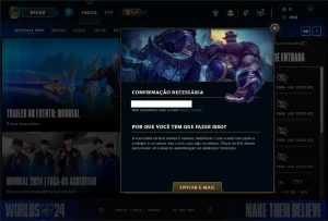 Ouro 4 com 55 Champs e 3 Skins ( SEM EMAIL CONFIRMADO ) - League of Legends LOL