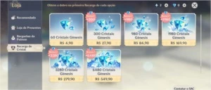AR 54 - Xião, Diluc C1, Albedo, Mona e Qiqi + 3 armas 5* - Genshin Impact