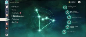 AR 54 - Xião, Diluc C1, Albedo, Mona e Qiqi + 3 armas 5* - Genshin Impact