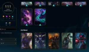 CONTA LOL - LVL 175 - 145 Champions -111 Skins - FULL ACESSO - League of Legends