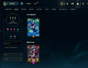 CONTA LOL - LVL 175 - 145 Champions -111 Skins - FULL ACESSO - League of Legends