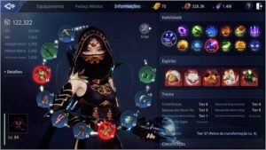 Conta Mir4 LVL 84 7 Pet Epico 122K Power