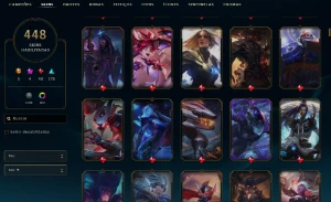 Conta League Of Legends (448 Skins + 6 Vitoriosas) LOL
