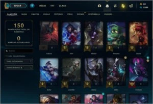 CONTA LOL PLATINA 1 (MMR BOM) - LEAGUE OF LEGENDS