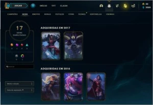 CONTA LOL PLATINA 1 (MMR BOM) - LEAGUE OF LEGENDS