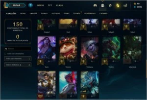 CONTA LOL PLATINA 1 (MMR BOM) - LEAGUE OF LEGENDS
