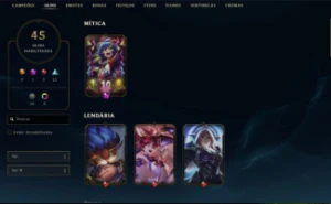 Conta Lol Rara, Skin Vitoriosa Antiga - League of Legends