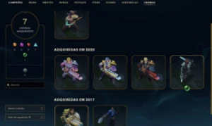 Conta Lol Rara, Skin Vitoriosa Antiga - League of Legends