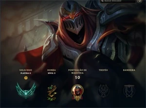 CONTA MONO ZED1 - League of Legends LOL