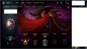 Conta Lol  61 Campeões/34 skins  - 3 Lendárias - Ouro 4 - League of Legends