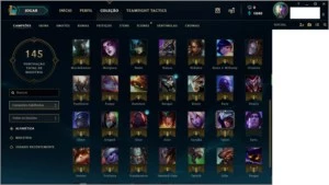 Conta Lol  61 Campeões/34 skins  - 3 Lendárias - Ouro 4 - League of Legends