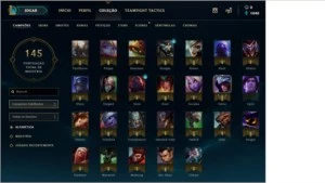Conta Lol  61 Campeões/34 skins  - 3 Lendárias - Ouro 4 - League of Legends