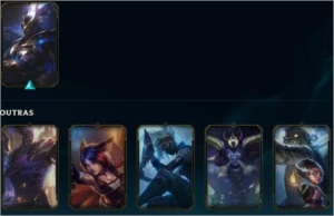 Conta LOL Platina3 80 Skins 110 Champs - League of Legends