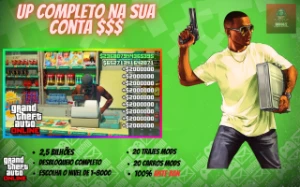 2,5 Bilhões + Unlock 100% Completo na Sua conta Fivem GTA ON