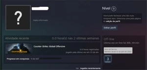 Conta Steam 3 Anos - Outros