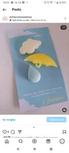 Card Perfumado Chuva de Benção - Artesanato e Personalizados