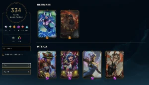 Conta lol - Ex GM - 334 Skins - Nv 1034 - League of Legends