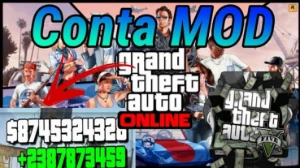 Conta Mod Gta V - Full Acesso - Infos Na Descrição