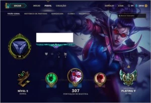 Conta de League of Legends LOL