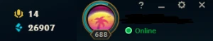 Conta Level 688, com 253 skins, todos os campeões e 25K EA - League of Legends LOL