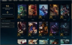 CONTA LVL 37 COM 30CHAMP E 13SKINS - League of Legends LOL
