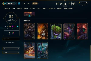 Unranked com 65 Champs e 23 Skins ( MAIN SUP ) - League of Legends LOL