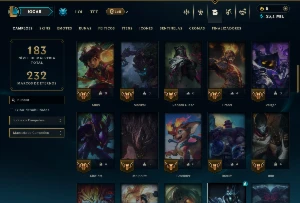 Unranked com 65 Champs e 23 Skins ( MAIN SUP ) - League of Legends LOL