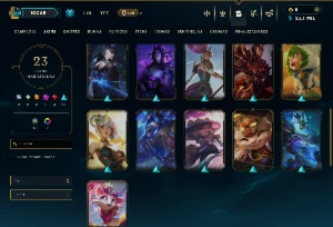 Unranked com 65 Champs e 23 Skins ( MAIN SUP ) - League of Legends LOL