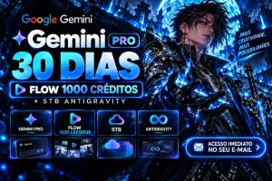 Flow 1K Créditos + Gemini 3 Pro + 5Tb + Nano Banana | 30 Dia