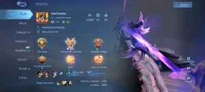 Conta Pro Móbile legends - Mobile Legends