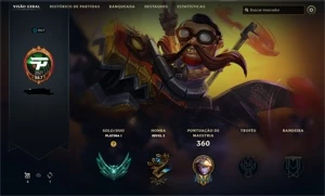 Conta LoL all champs plat1 decoy d2 - League of Legends