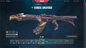 Conta valorant full acesso e já foi imortal 2, muitas skins