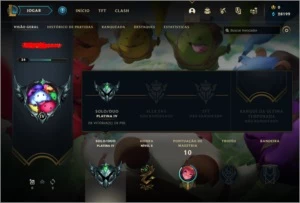 Conta Smurf Platina mmr muito alto - League of Legends LOL