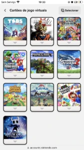 3 contas Nintendo, somando 16 jogos no total - Serviços Digitais