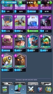 arena 9 xp 8 com 5 lendarias - Clash Royale