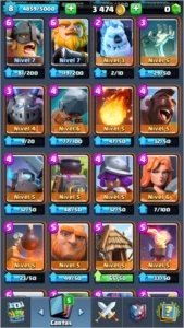 arena 9 xp 8 com 5 lendarias - Clash Royale