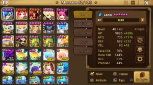 Conta SW Asima e Rica - Summoners War