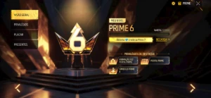 Conta Free Fire Prime 7 Muito Rara e gemada