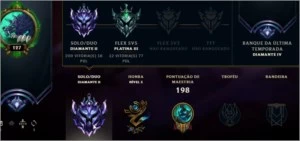 Conta diamante 4 - League of Legends LOL