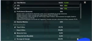 (AR 57) 13 PERSONAGEM 5* + BEM ENCAMINHADA (DESCRIÇÃO) - Genshin Impact